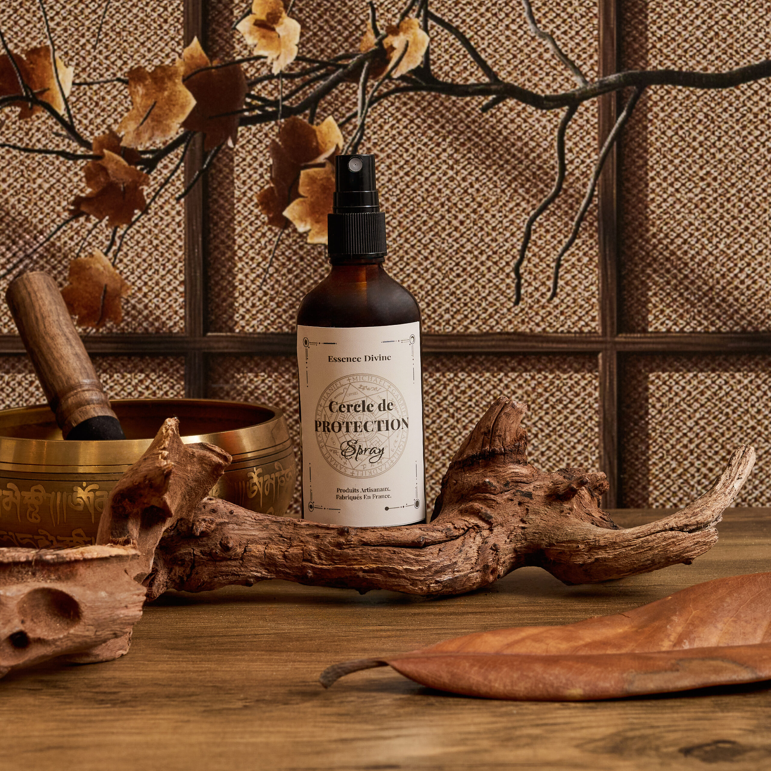 Spray de purification / cristaux, herbes purificatrice et huiles essentiel connectés aux vibrations de l'archange Michel