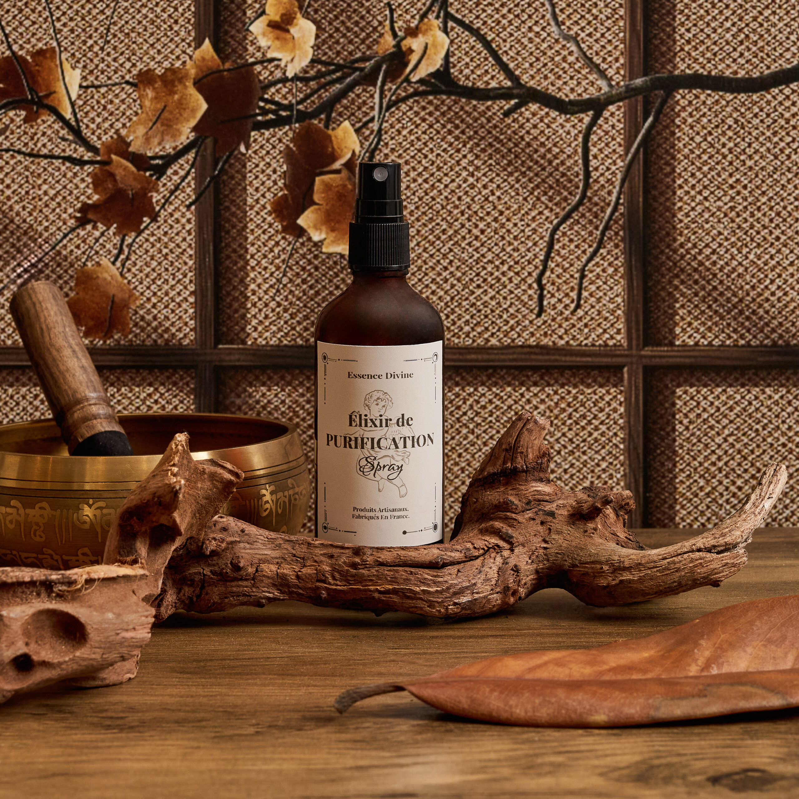 Spray de protection, cristaux, herbes purificatrice et huiles essentiel connectés aux vibrations des 7 archanges