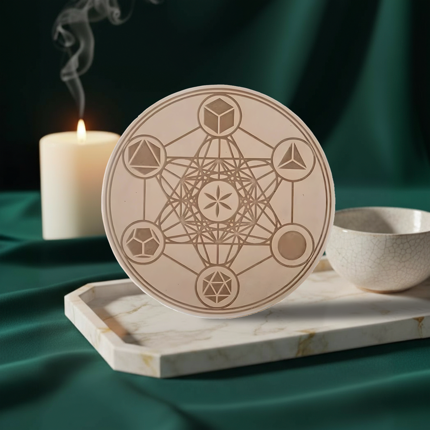 Dessous de verre 15 cm métatron