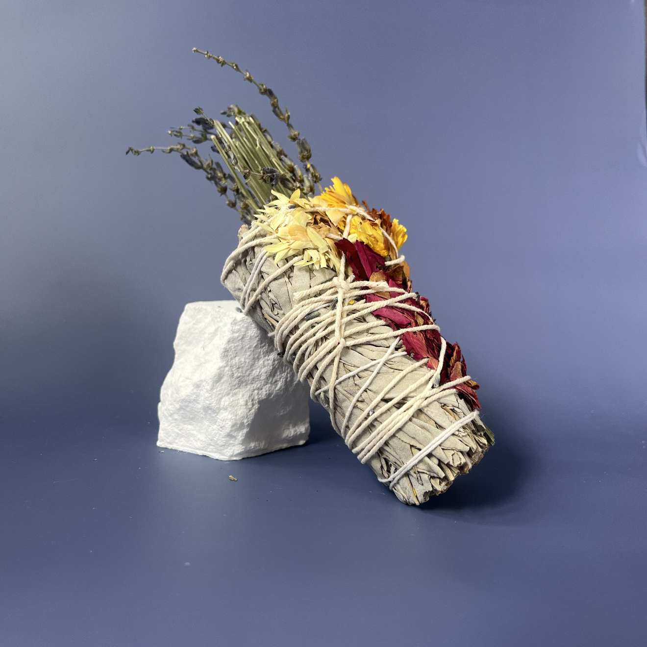 Sauge blanche à la Lavande et fleurs séches
