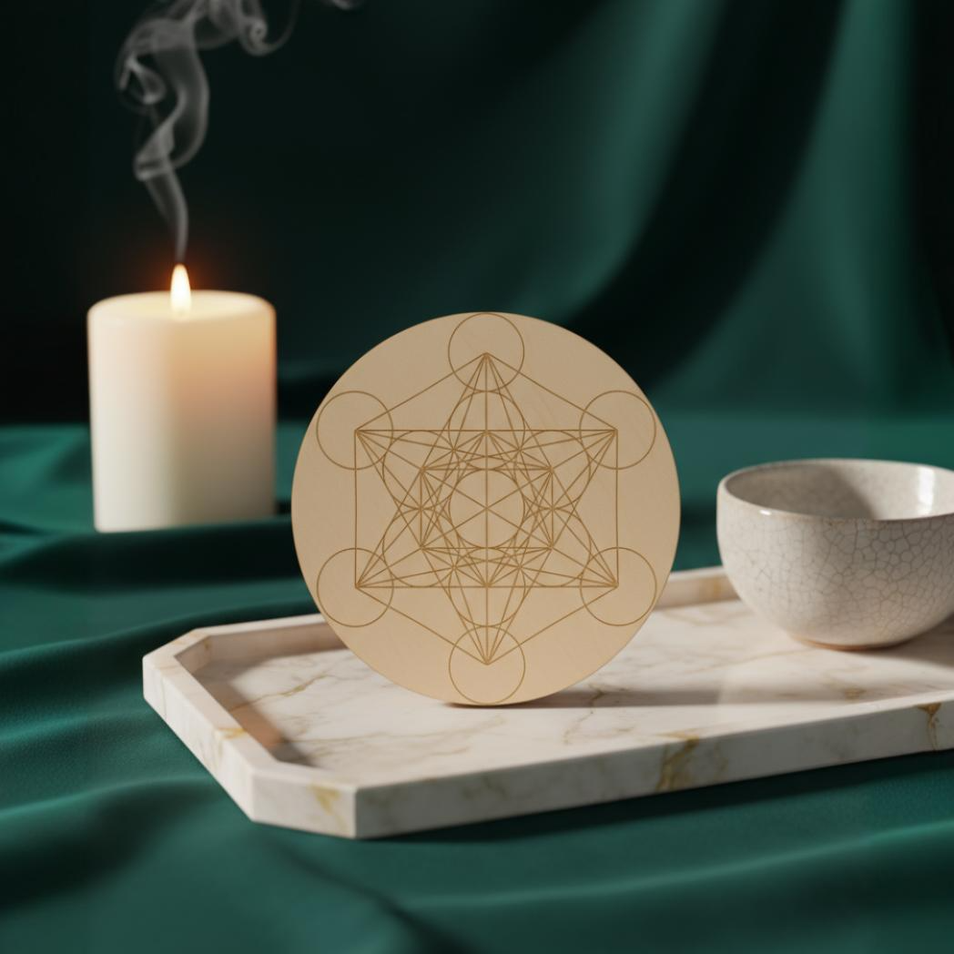 Dessous de Verre Métatron – 10 cm x4