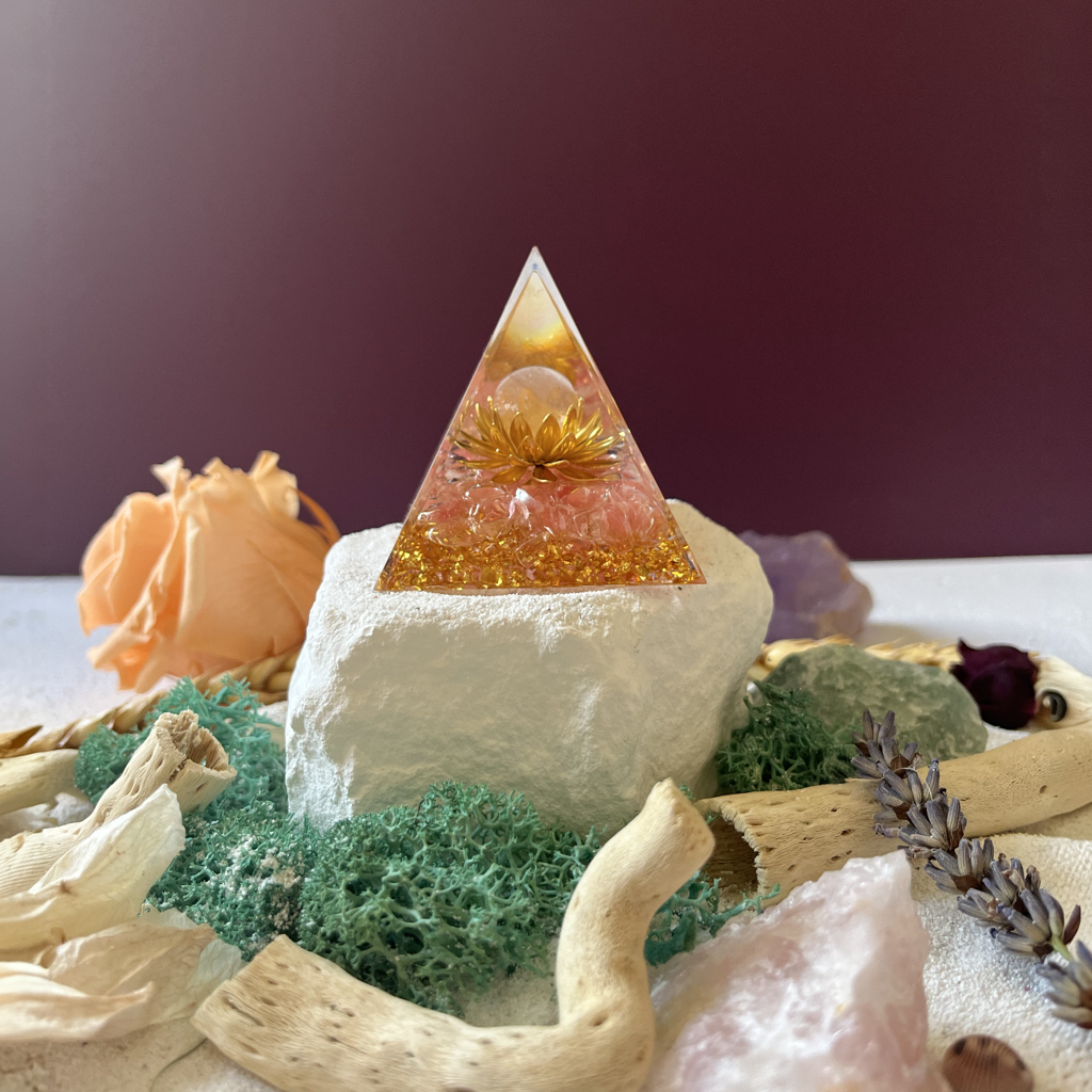 Orgonite quartz rose
