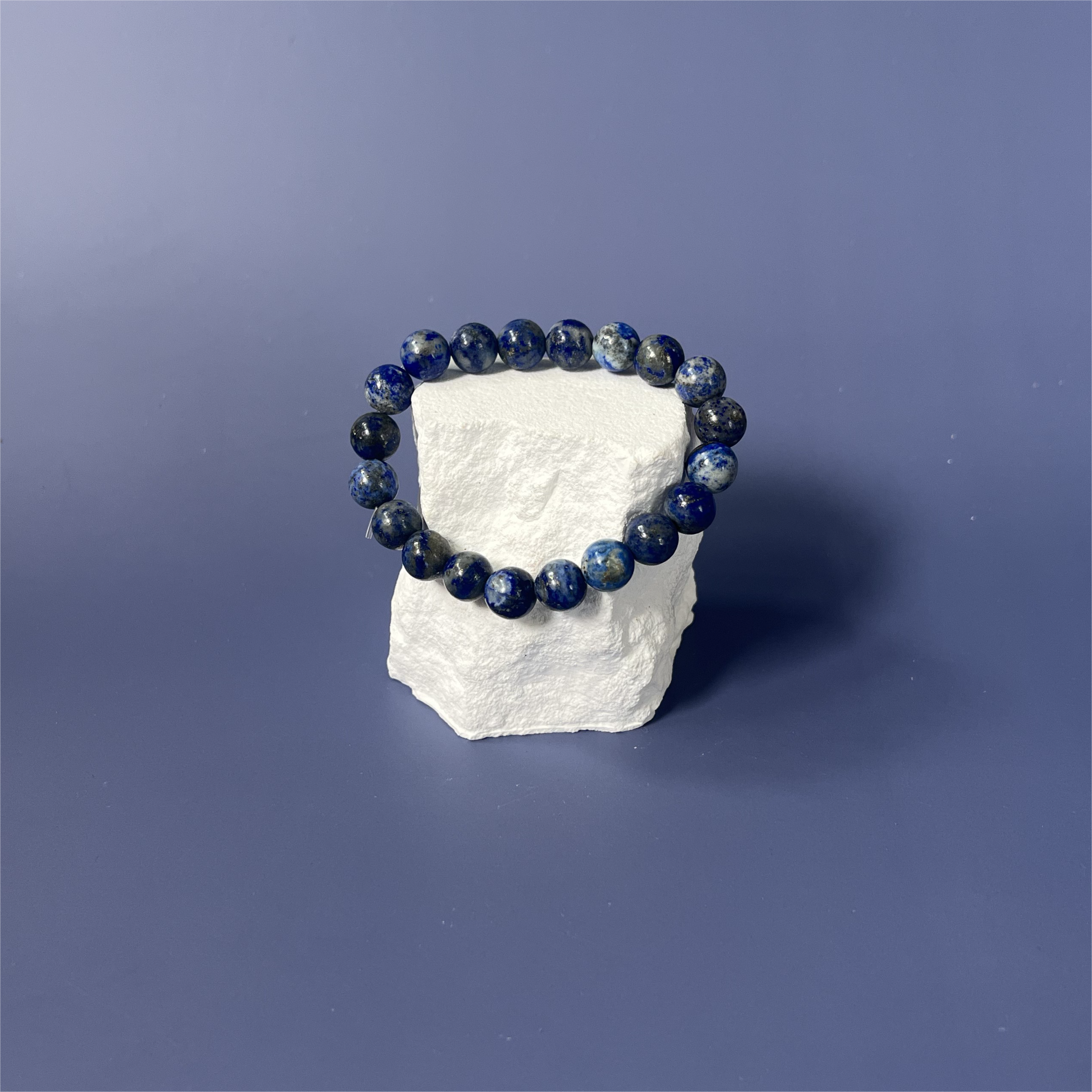 Bracelet lapis lazuli 9 mm